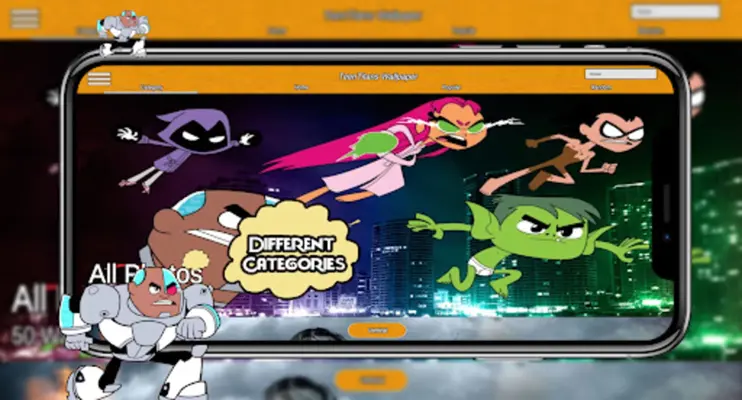 Teen Titans Wallpapers android App screenshot 6